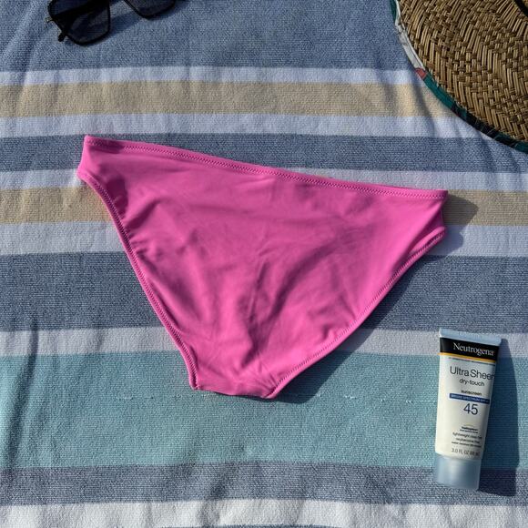 NWT, Women, Aerie, Bikini Bottom, Pink, Sz M - Picture 2 of 6